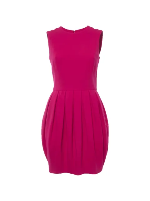 Alexander McQueen Pre-Owned pleated bubble dress Pink 1320622