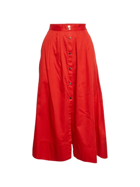 Maje Jupalo button-front midi skort Red 1323063