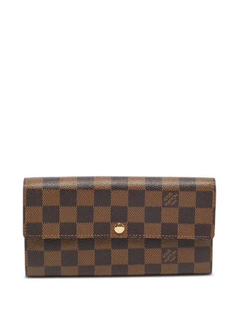 Louis Vuitton Pre-Owned 2011 Sarah Damier Ebène wallet Brown 1277217