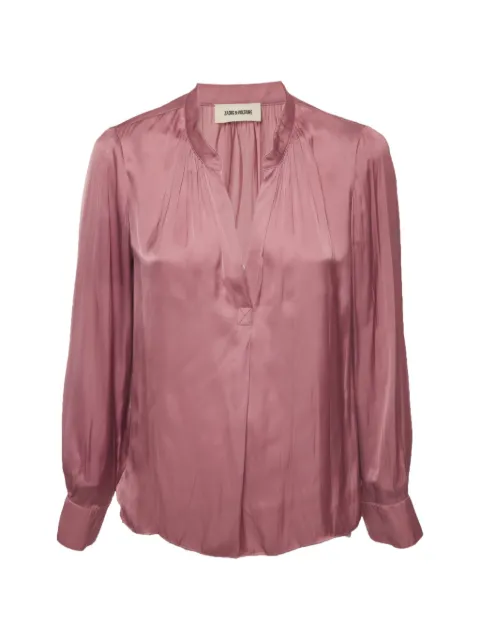 Zadig&Voltaire Tink V-neck blouse Pink 1337898