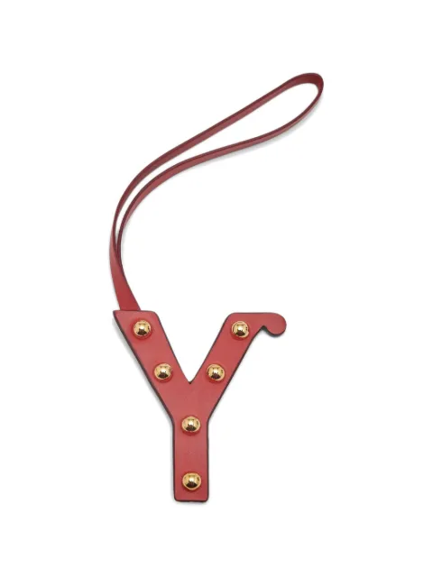 Burberry Pre-Owned Alphabet Y studded bag charm Red 1341827
