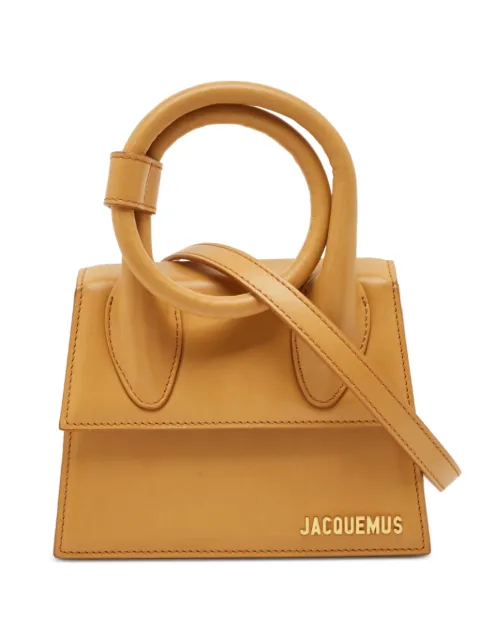 Jacquemus Pre-Owned Le Chiquito Noeud top handle bag Neutrals 1280415