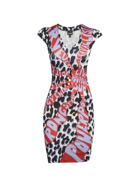 Just Cavalli Vintage printed jersey mini dress Red 1303218