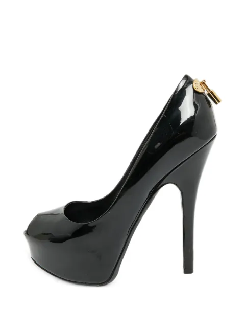 Louis Vuitton Pre-Owned Oh Really! peep-toe pumps Black 1340356