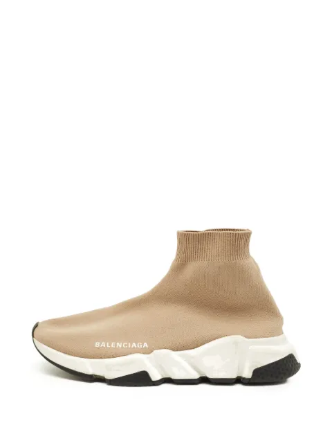 Balenciaga Pre-Owned Speed sock-style sneakers Neutrals 1290072