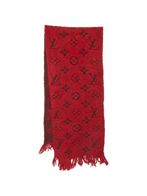 Louis Vuitton Pre-Owned Logomania Monogram scarf Red 1337667