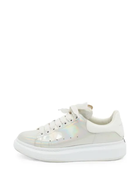 Alexander McQueen Pre-Owned Oversized iridescent sneakers White 1332588