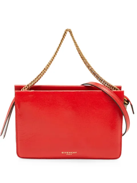 Givenchy Pre-Owned Cross 3 leather shoulder bag Red 1296344