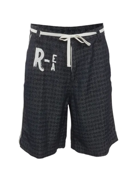 Emporio Armani Pre-Owned drawstring-waist shorts Blue 1342394