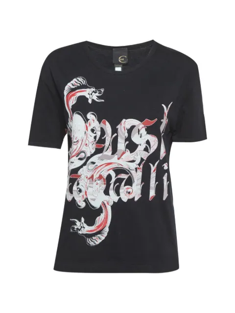 Just Cavalli Vintage printed crew-neck T-shirt Black 1305234