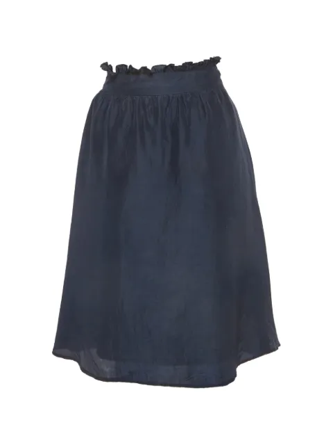 Burberry Pre-Owned flared-style mini skirt Blue 1308515