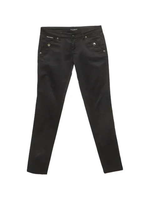 Dolce & Gabbana Pre-Owned skinny trousers Black 1305607