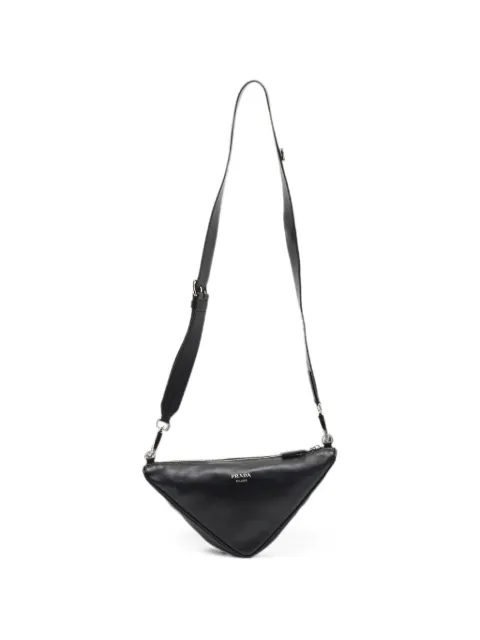 Prada Pre-Owned Triangle shoulder bag Black 1339842