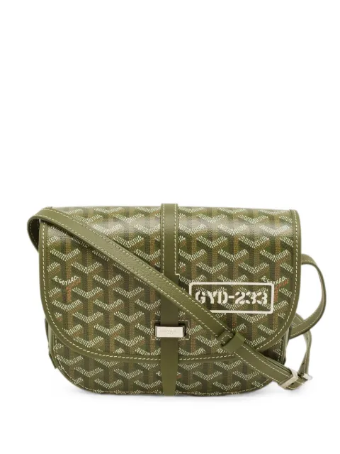 Goyard Pre-Owned Belvedere II Goyardine shoulder bag Green 1324639