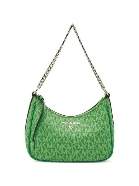 Michael Kors Vintage Jet Set signature-print satchel bag Green 1290230
