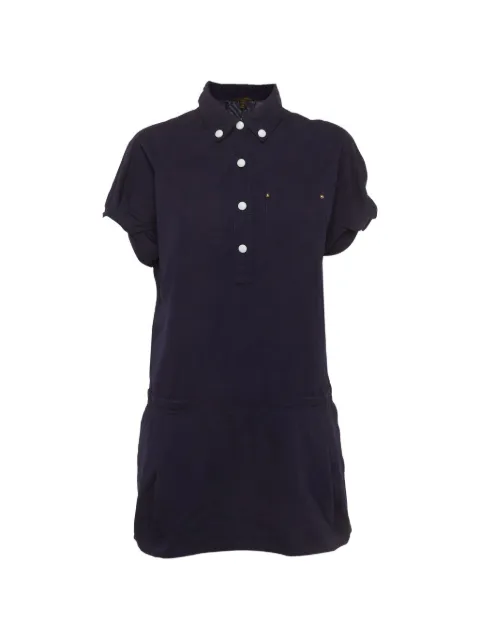 Louis Vuitton Pre-Owned short-sleeve shirt mini dress Blue 1350177