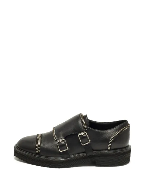 Giuseppe Zanotti Vintage zipper-detail monk-strap shoes Black 1314751