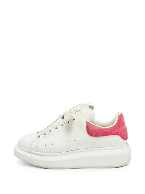 Alexander McQueen Pre-Owned Oversized suede-panel sneakers White 1332776