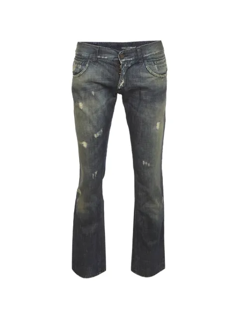 Dolce & Gabbana Pre-Owned distressed denim jeans Blue 1307100