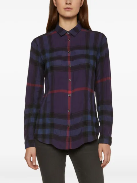 Burberry Pre-Owned buttoned shirt Purple 1342914