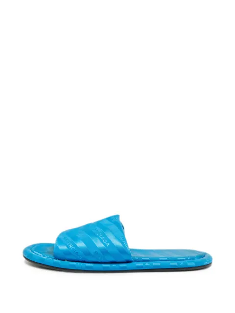 Balenciaga Pre-Owned Hotel logo slides Blue 1277404