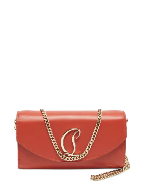 Christian Louboutin Pre-Owned Loubi54 leather wallet on chain Red 1358028