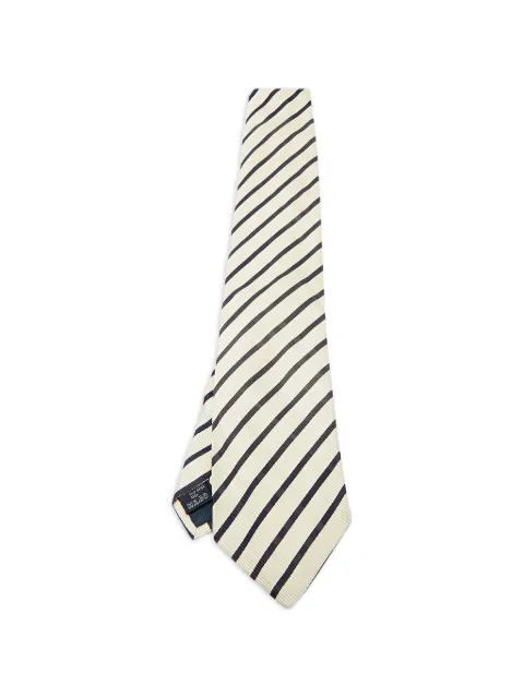 Burberry Pre-Owned diagonal-striped tie Neutrals 1262853