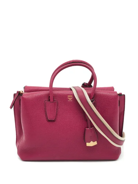 MCM Pre-Owned Milla leather tote bag Pink 1350132