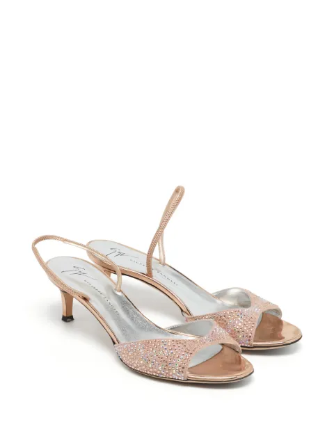 Giuseppe Zanotti Vintage Lilibeth Starlight crystal-embellished sandals Pink 1278325