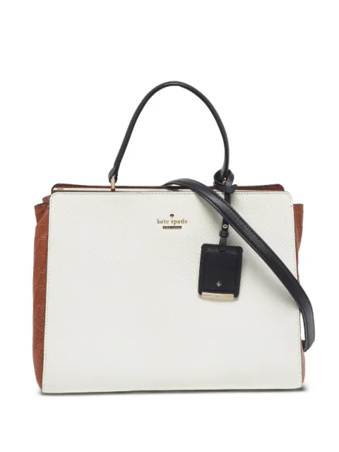 Kate Spade Angelika Pembrey Palace embossed tote bag White 1304523
