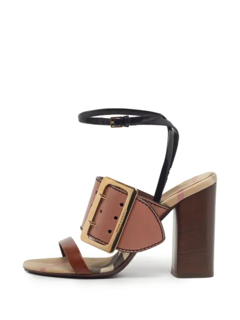 Burberry Pre-Owned buckled ankle-strap sandals Neutrals 1306724