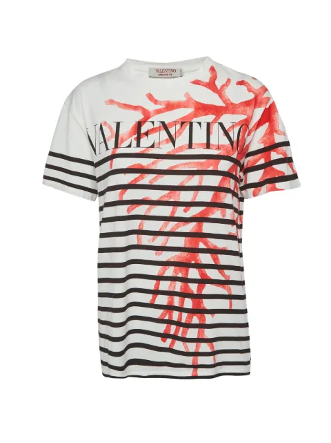 Valentino Garavani Pre-Owned logo-print T-shirt White 1358674