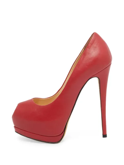 Giuseppe Zanotti Vintage Sharon peep-toe pumps Red 1257642