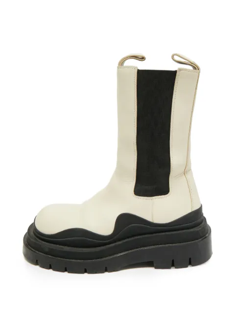 Bottega Veneta Pre-Owned Tire slip-on boots Neutrals 1363206