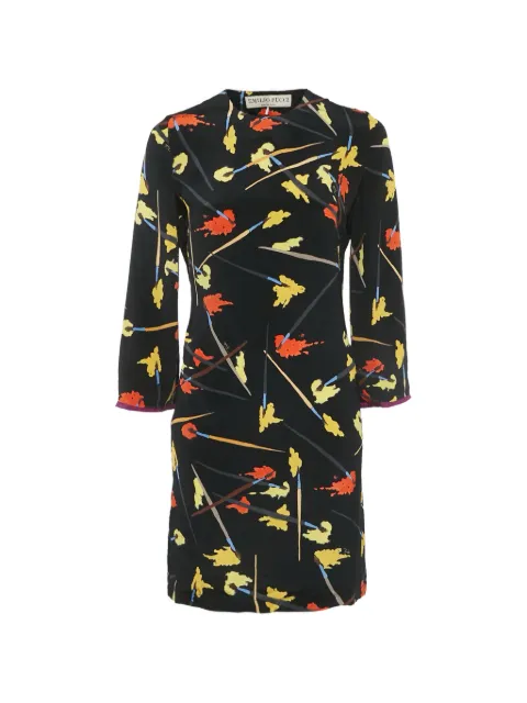 PUCCI Pre-Owned silk mini dress Black 1265369