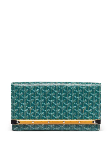 Goyard Pre-Owned 2012 Monte Carlo clutch bag Green 1289589