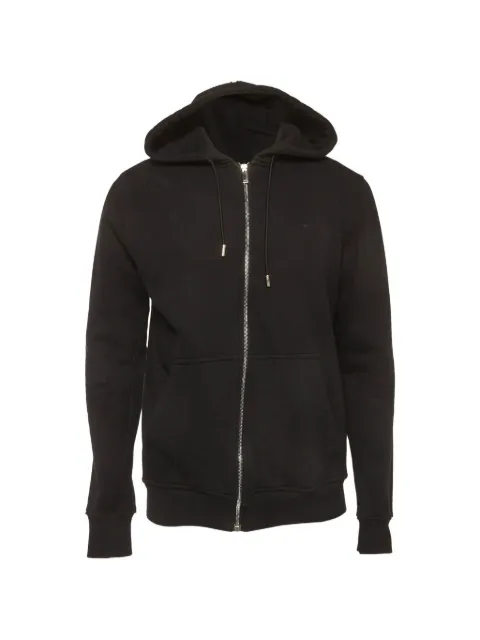 Christian Dior Pre-Owned zip-up knit hoodie Black 1330805