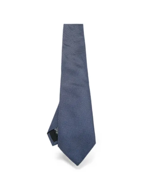 BOSS patterned silk tie Blue 1279950