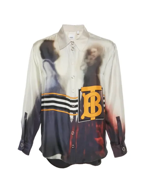 Burberry Pre-Owned Arianna Monogram print shirt Neutrals 1319049
