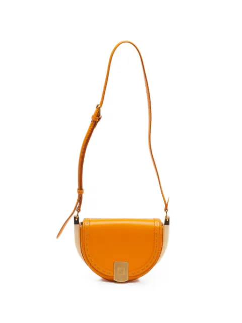 Fendi Pre-Owned Moonlight leather crossbody bag Orange 1342990