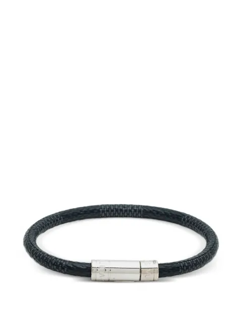 Louis Vuitton Pre-Owned Keep It Damier canvas bracelet Black 1349789