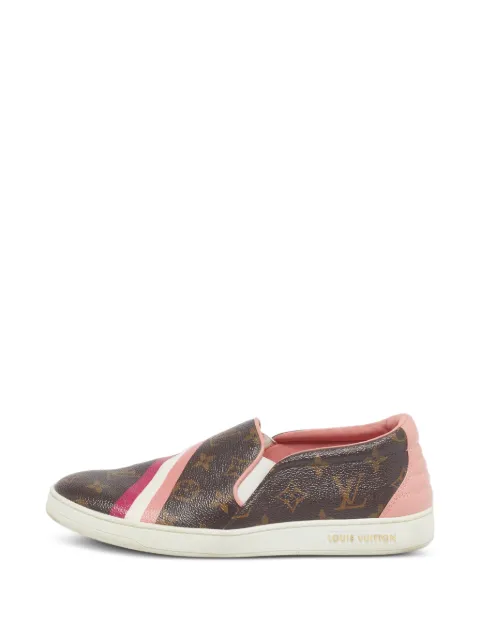 Louis Vuitton Pre-Owned Frontrow Monogram canvas sneakers Brown 1289697
