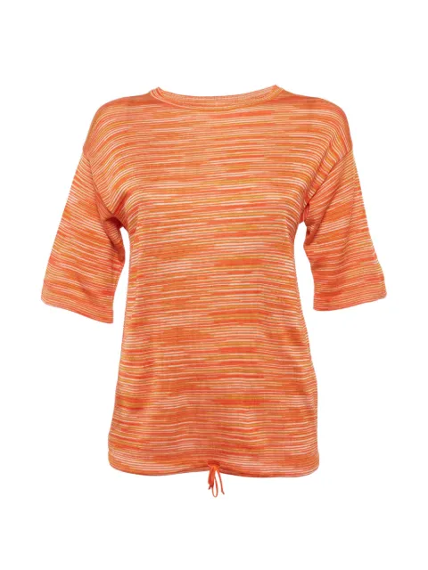 Missoni Pre-Owned striped T-shirt Orange 1292417