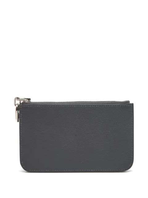 Hermès Pre-Owned 2025 Zipengo Chaine d'Ancre card holder Grey 1302681