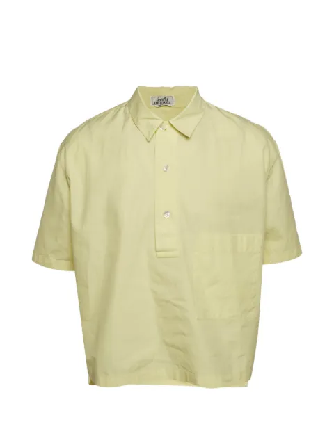 Hermès Pre-Owned oversized polo shirt Yellow 1335879