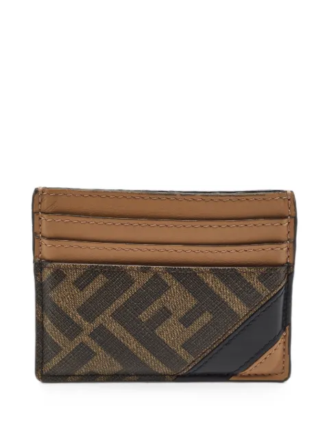 Fendi Pre-Owned 2023 Zucca card holder Brown 1351279