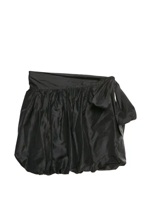 PUCCI Pre-Owned bubble-hem side-tie mini skirt Black 1317961