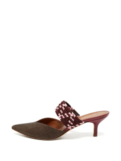 Malone Souliers Maisie woven mules Brown 1338586