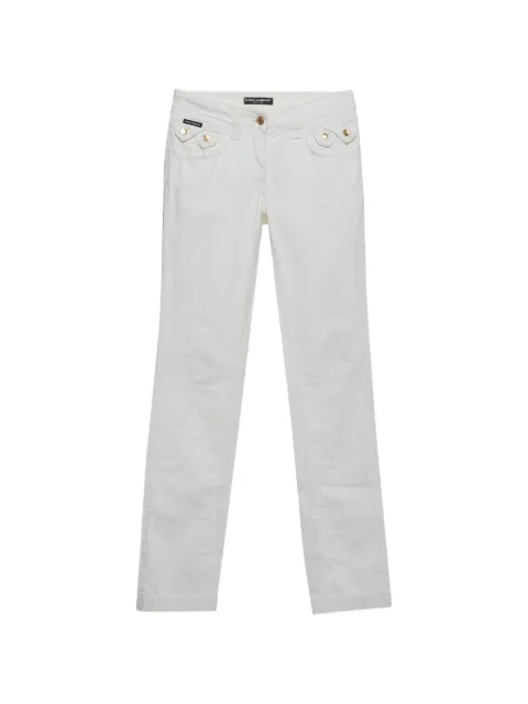 Dolce & Gabbana Pre-Owned straight-fit jeans White 1292315