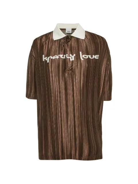 Burberry Pre-Owned Krazy Love short-sleeve polo shirt Brown 1346728